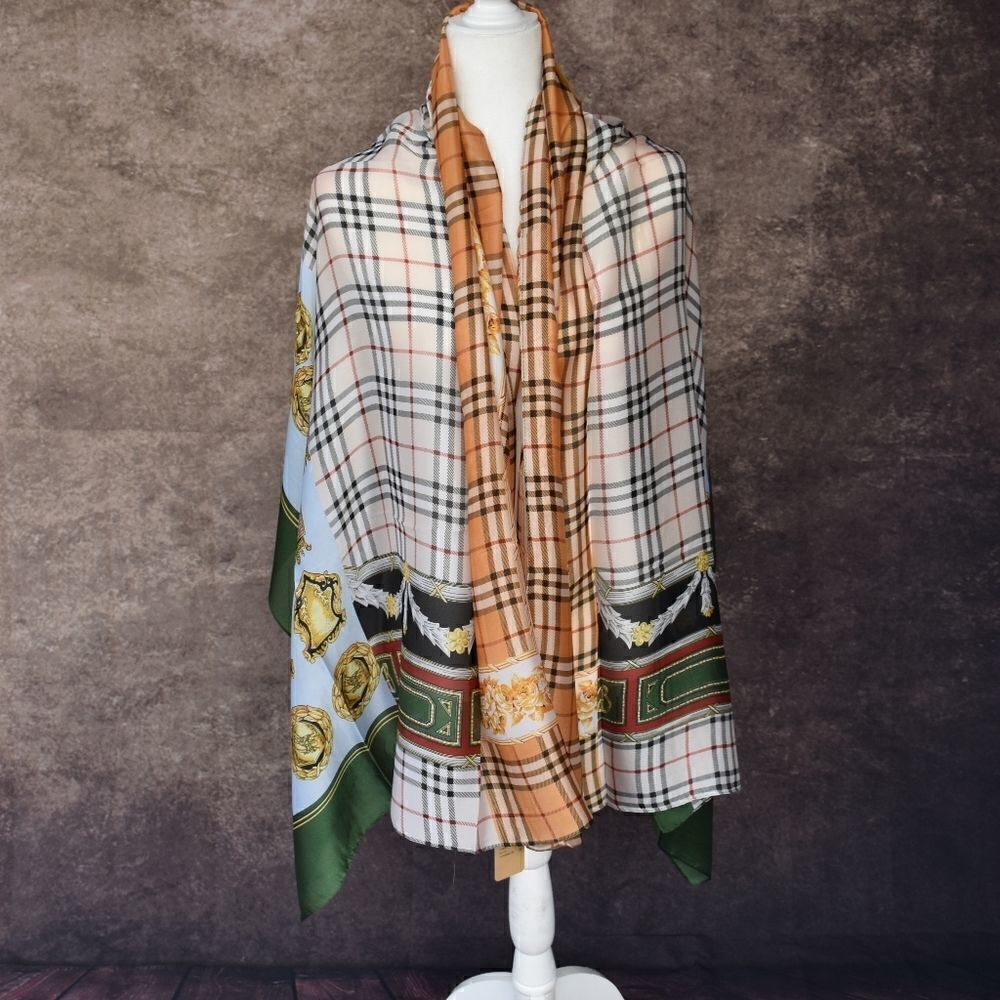 Miss Melinda Long Silky Scarf Shawl Bodywrap